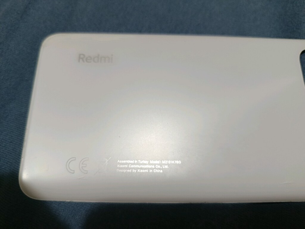 Xiaomi Redmi Note 10 4 G Arka Batarya Kapağı Beyaz Çıkma - 3