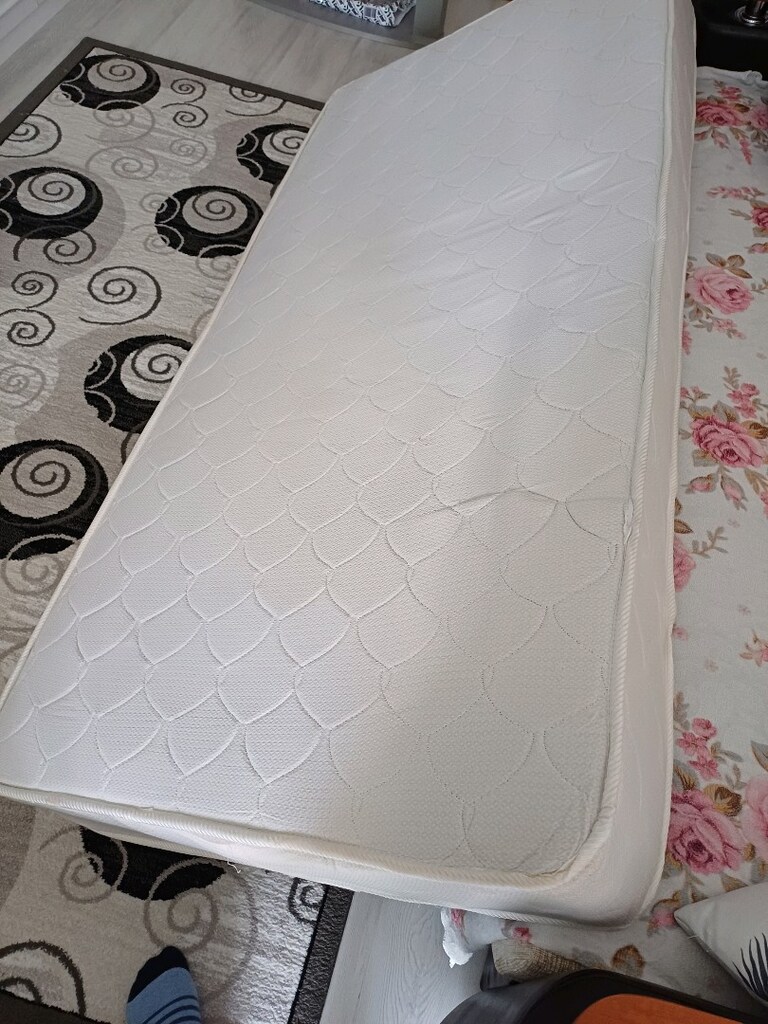 90cm 190cm yaylı yatak tek kişilik - 4