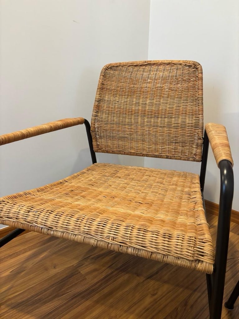 IKEA ULRIKSBERG Rattan Koltuk + GAMLEHULT Rattan Sehpa / Ayrı da Satıl - 3