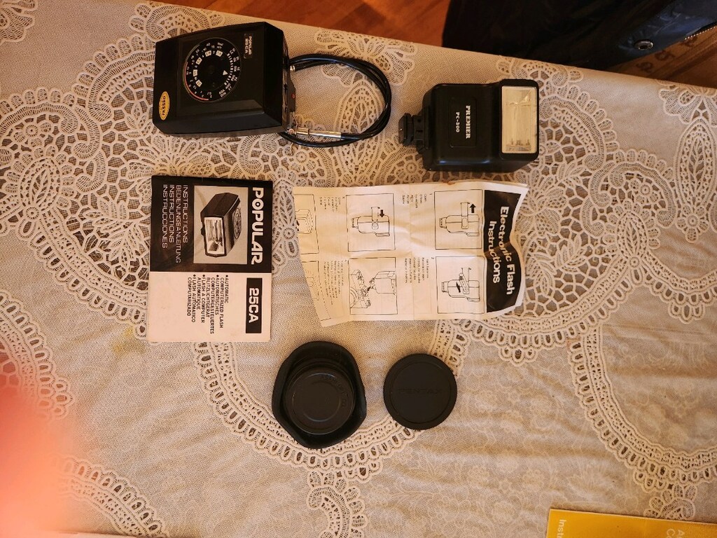Pentax K1000 ve Aksesuar Seti Koleksiyonluk Orijinal - 12