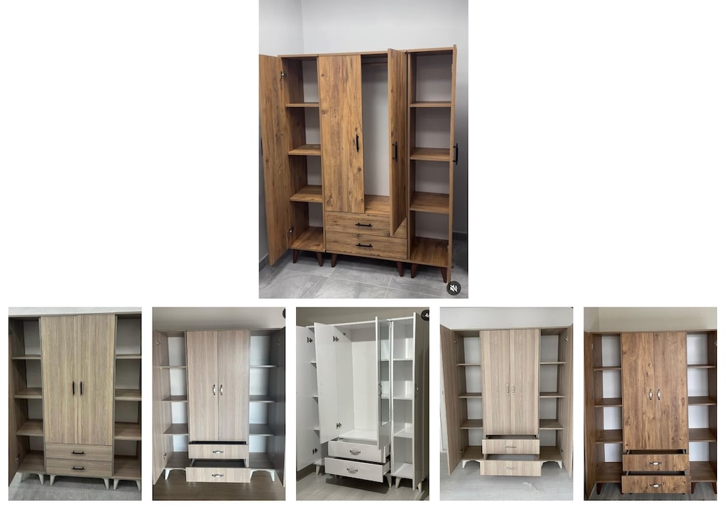 4 kapaklı elbise dolabı oyxtxszsnv - 6