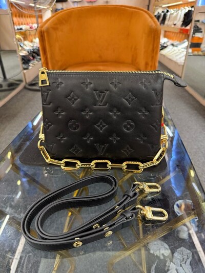 Louis Vuitton Coussin PM Siyah Deri