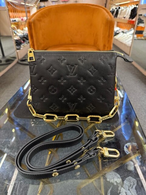 Louis Vuitton Coussin PM Siyah Deri