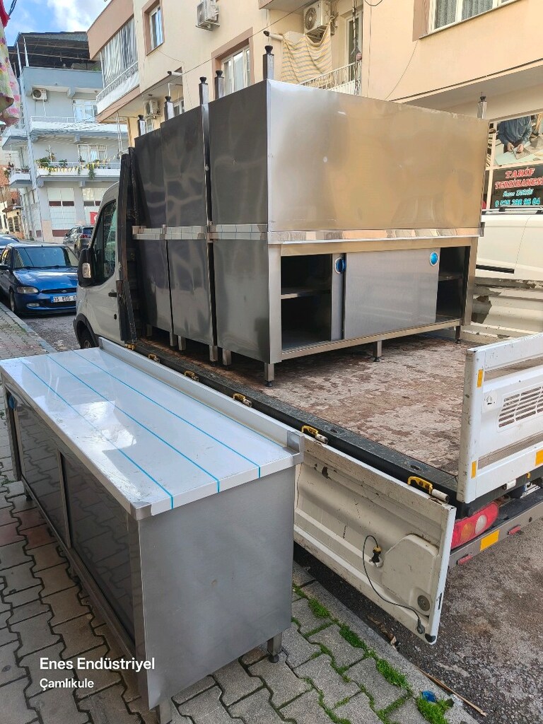 sürgü kapaklı krom çalışma tezgahı - 5