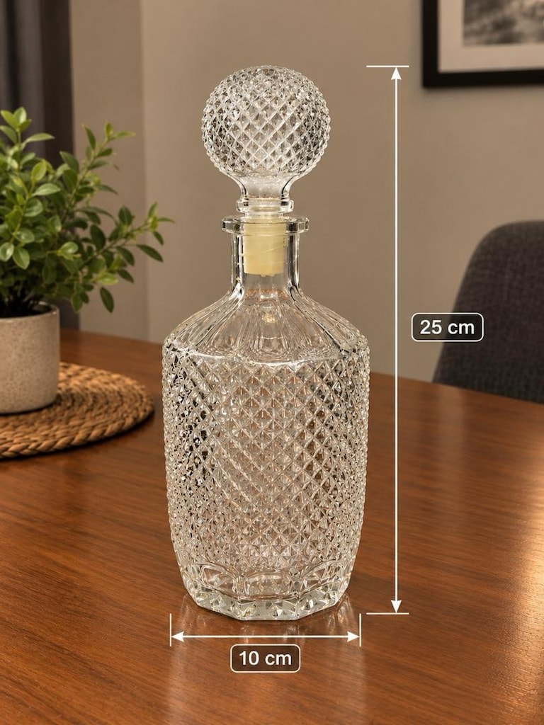 Karaf Kristal Şişe 25x10 - 2