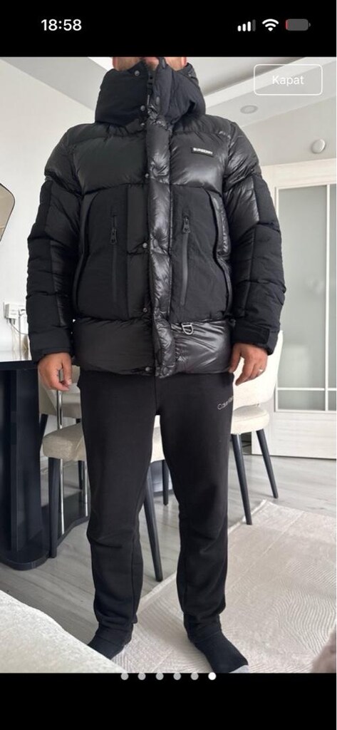 erkek şişme mont burbery - 6