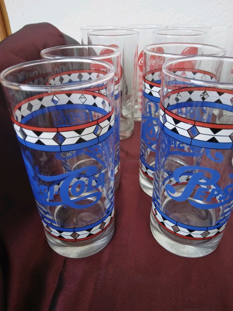Coca-Cola - Pepsi bardak - vintage - 14