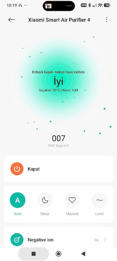 geçici süre indirim Xiaomi air purifier 4 hava temizleyici - 7