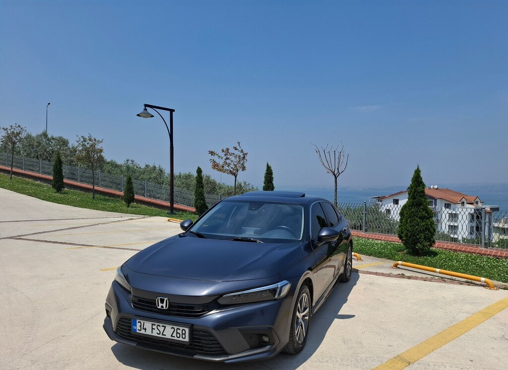 HONDA CIVIC ORIJINAL DEĞİŞENSİZ 182 HP TURBO 2022 MODEL METEOR GRİ - 11