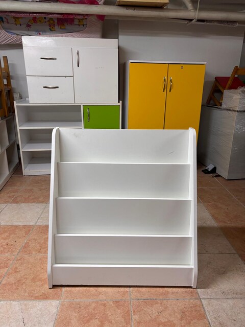 KLAS OFİS ÜSKÜDAR 4 RAFLI BEYAZ KİTAPLIK 75X75X200 CM