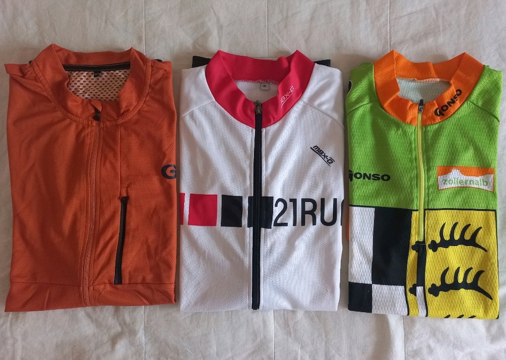3 ADET 2 XL ALMAN GONSO ERKEK BİSİKLET FORMASI