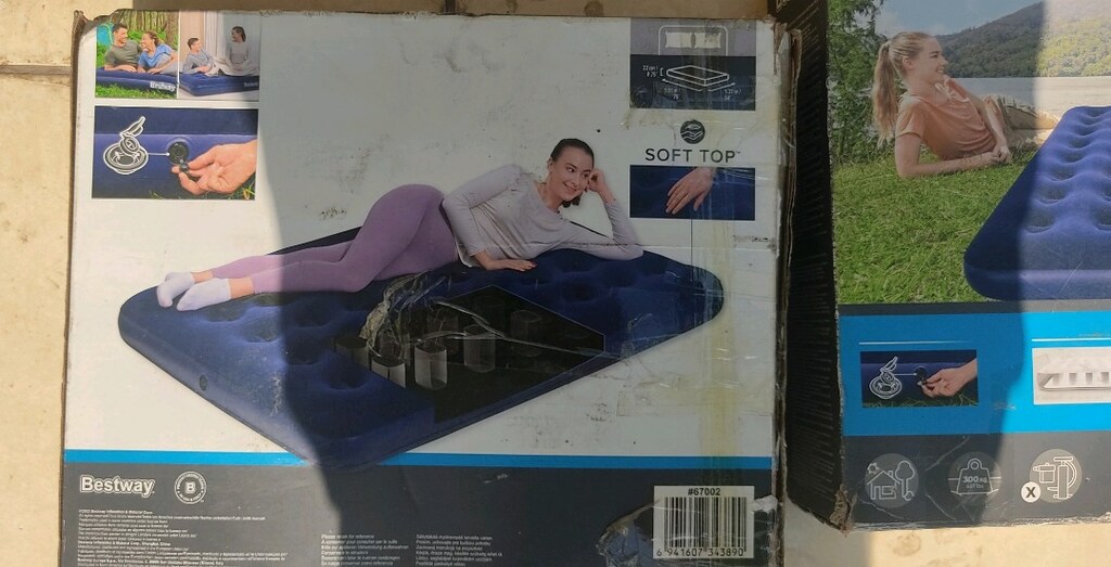 Bestway Kamp Yatağı Çift Kişilik Şişme yatak 2 adet sıfır - 2