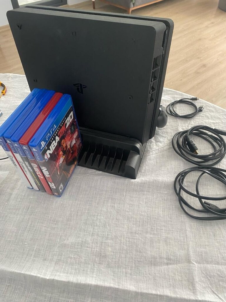 PLAYSTATION 4 SLIM 1 TB / Soğutuculu Kol Charger Konsol ve 2 Kol - 3