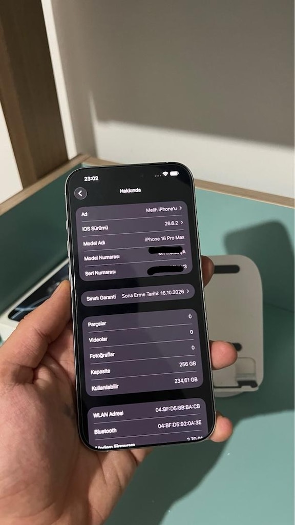 Garantili Seri YD İPhone 16 Pro Max 256 GB - 13