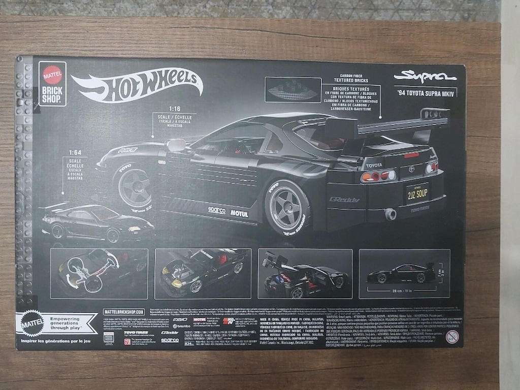 Hot Wheels '94 Toyota Supra Mkiv Yapı Oyuncağı Seti (824 Parça) - 4