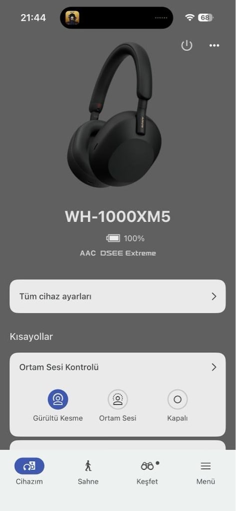 Sony WH-1000XM5 Bluetooth kulaklık - 5