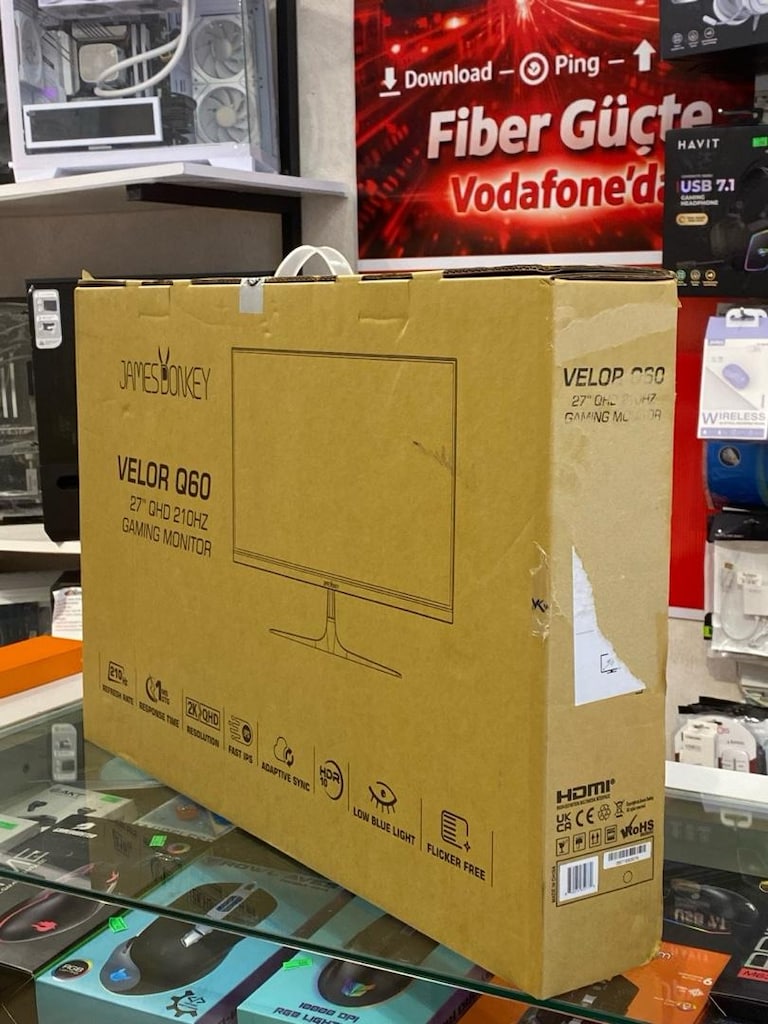 NİTRO BİLİŞİM’DEN JAMES DONKEY VELOR Q60 27” 2K 210 HZ GAMING MONİTÖR - 3