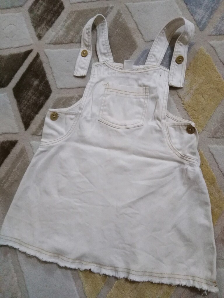 LCW 2 3 yaş için elbıse sorunsuz kot tarz - 3