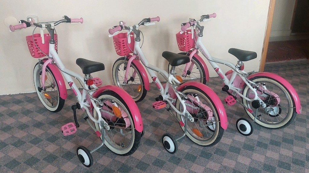16 JANT 3 ADET DECATHLON BTWIN KIZ ÇOCUK BISIKLETI - 4