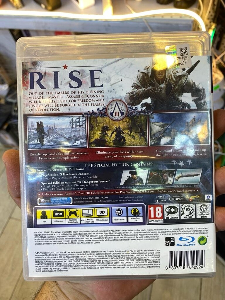 ASSAIN’S CREED 3 PS3 OYUNU - 2