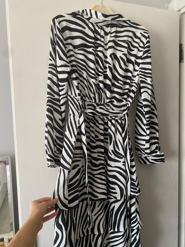 zebra kadın elbise - 3