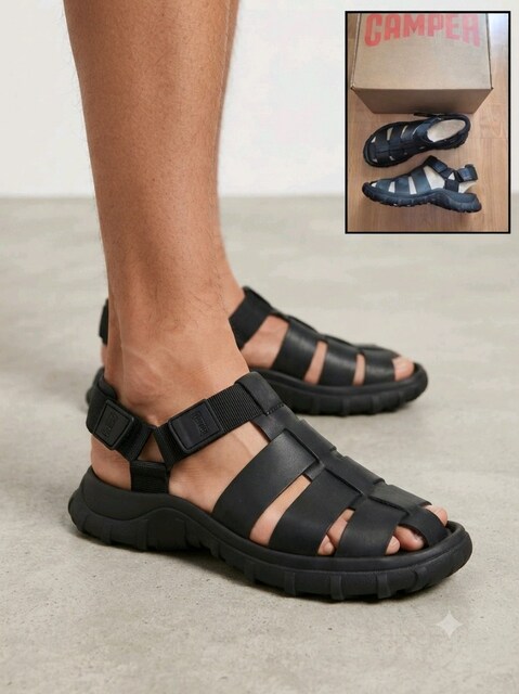 42 No. Camper deri sandalet