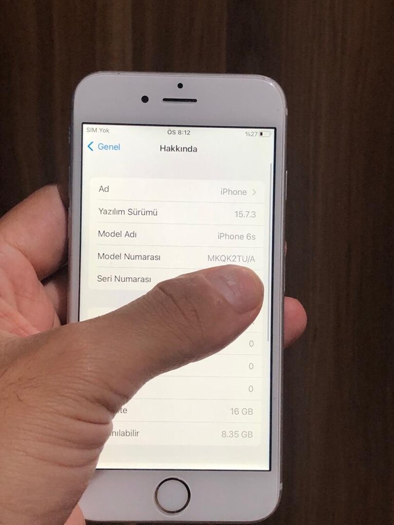 İPhone 6s 16gb tr cihazı - 3