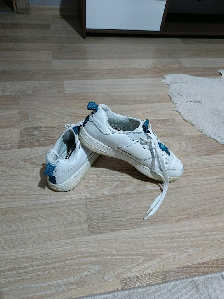 Karl Kani Beyaz / Mavi Sneaker (Numara: 46 / US 12) 44 giyene uyar - 4