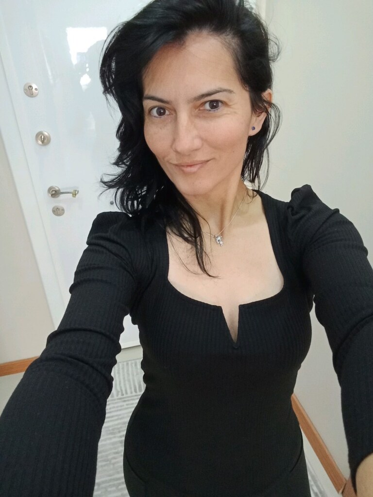 siyah şık bluz - 2