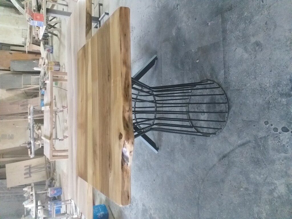 doğal ceviz bistro masa - 2