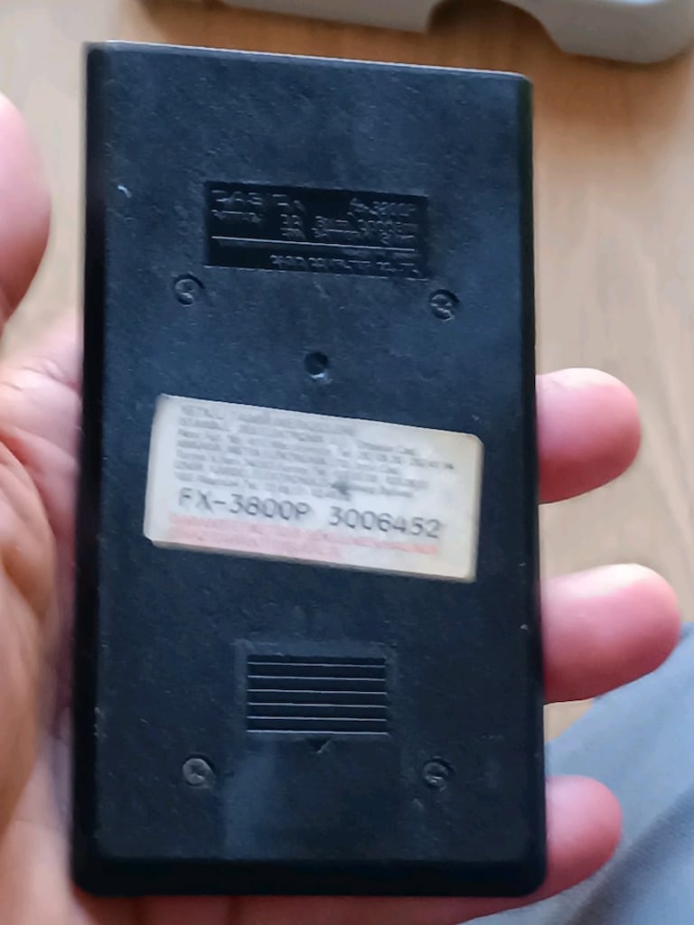 ORİJİNAL JAPONYA ÜRETİMİ "CASIO FX-3800P" MODEL HESAP MAKİNASI - 7