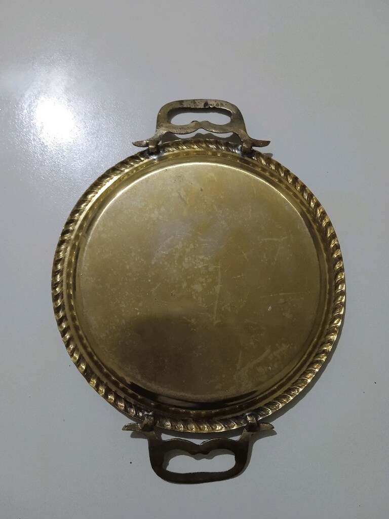 KÜÇÜK BOY HATASIZ PİRİNÇ TEPSİ - 3