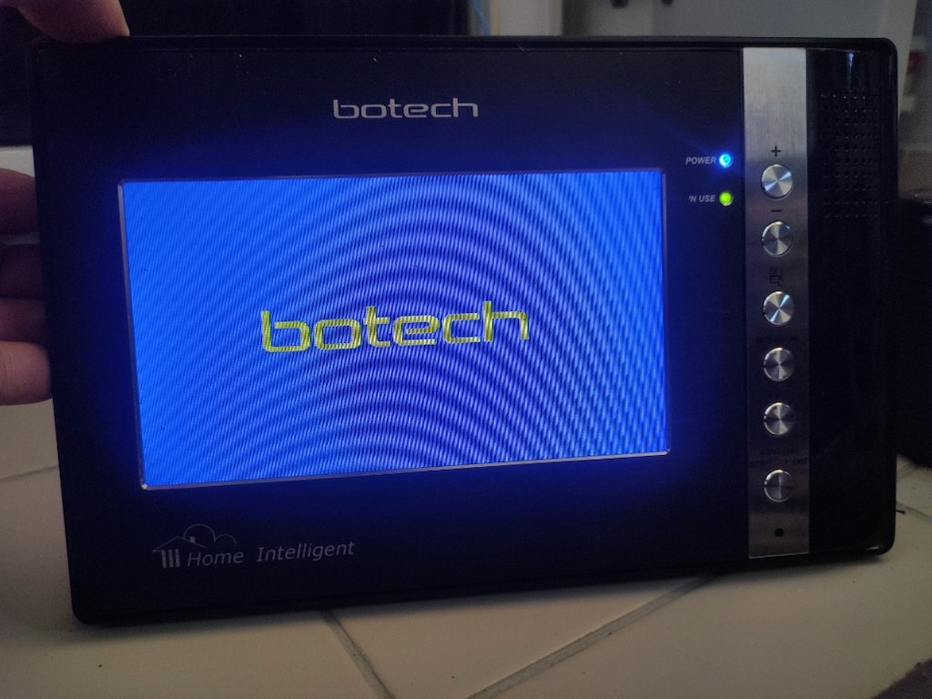 Botech AT1/C7/A4-B Akıllı Ev ve Diafon Monitörü - ÇALIŞIR DURUMDA - 3