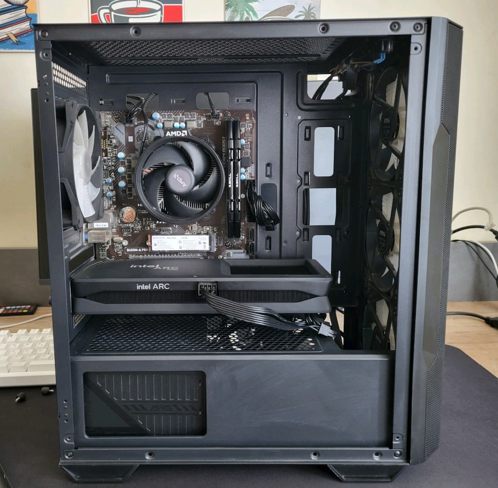 Ryzen 5 5600 + Intel Arc B580 12GB | 16GB RAM | 1TB SSD Oyun/Ofis Kasa - 3