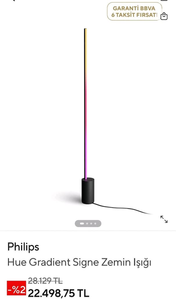 Philips hue zemin ışığı