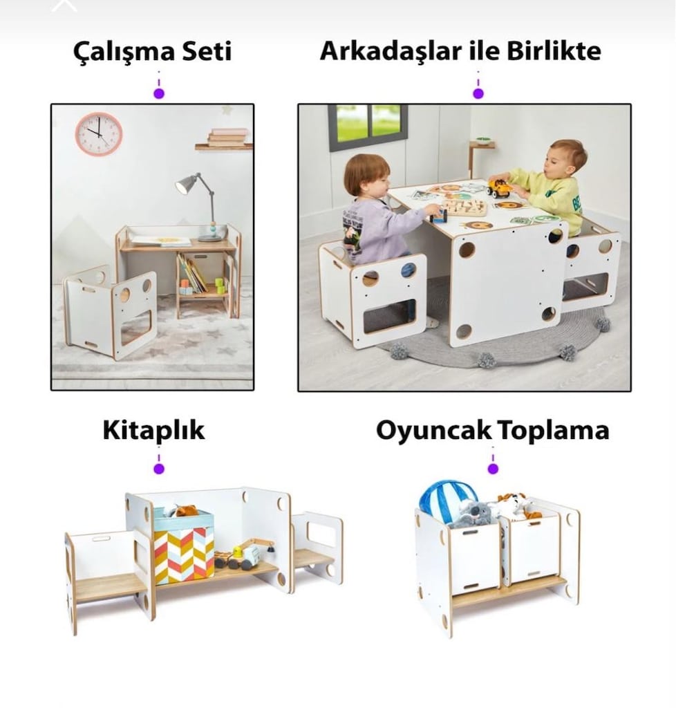 4-5-6-7 YAŞ ÇOCUK AKTİVİTE MASASI - 2