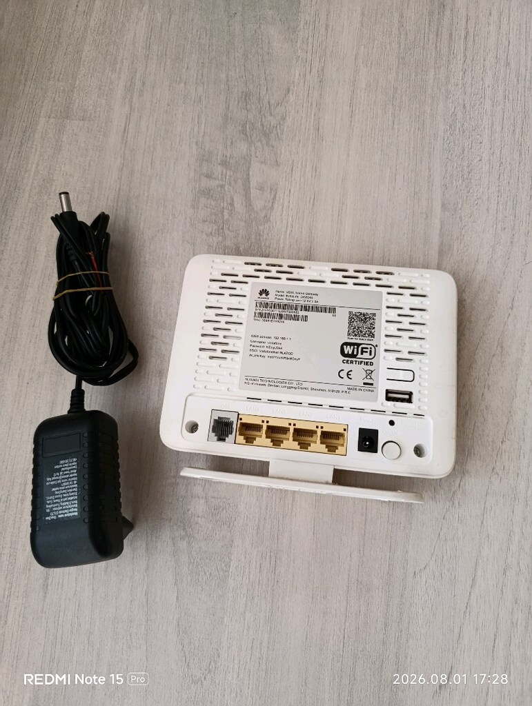 HUAWEİ VDSL 2 MODEM TERTEMİZ SORUNSUZ TAKASYOK YOKTUR - 11