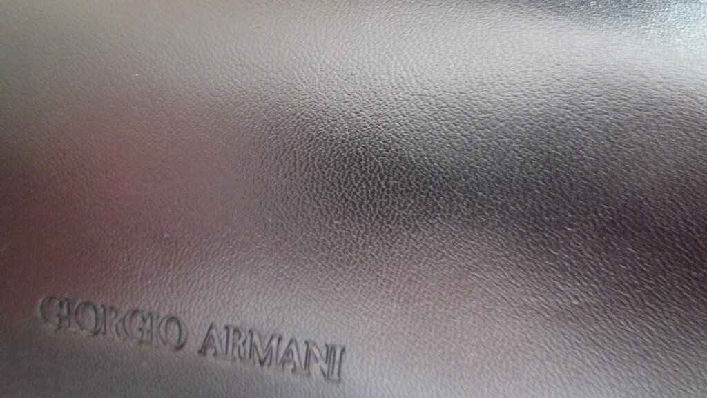 Orijinal Giorgio Armani Gerçek Deri Gözlük Kılıfı - 5