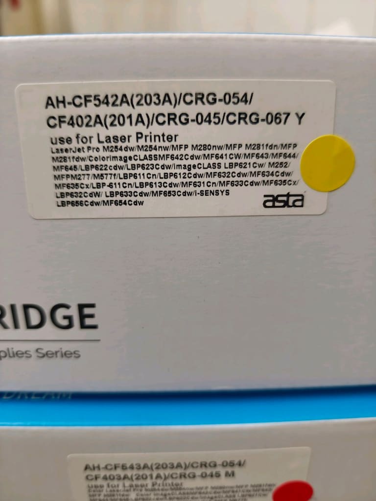 HP lazer jet cf 540a-541a-542a-543a asta 1 takım muadil toner - 2