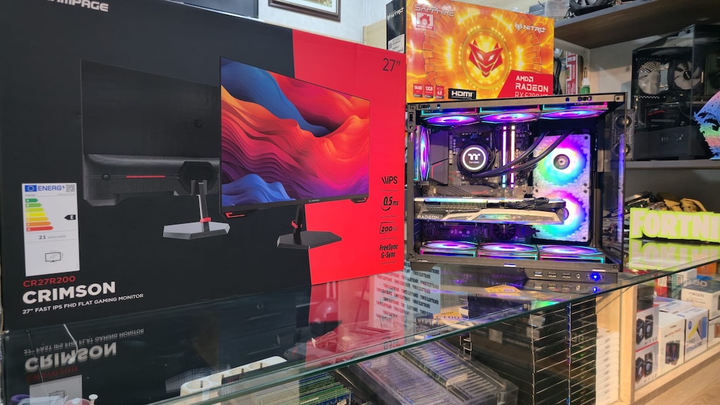 AMD RAYZEN OYUN MAKİNESİ FULL PAKET !!! 27 İNÇ 200 HZ MONİTÖR DAHİL ! - 5