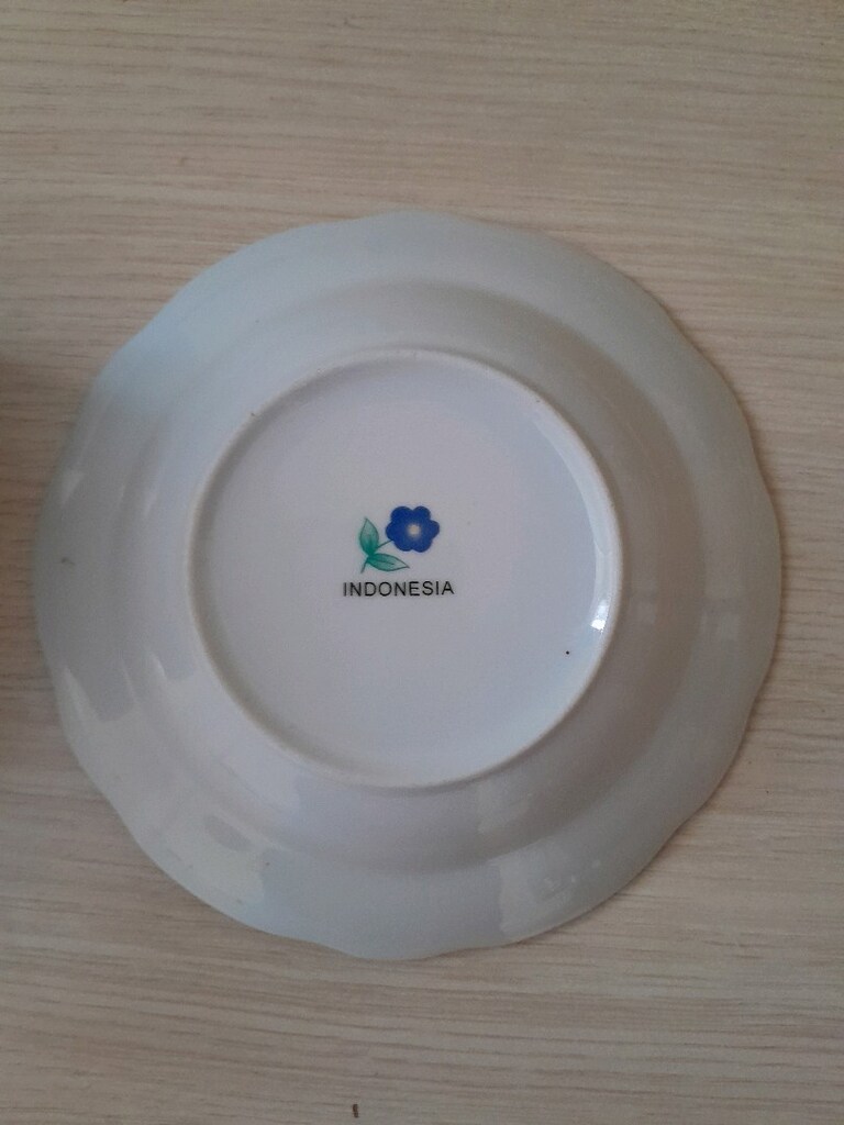 LUCKY INDONESIA Vintage Çukur Yemek Tabağı - 12 Adet - 2