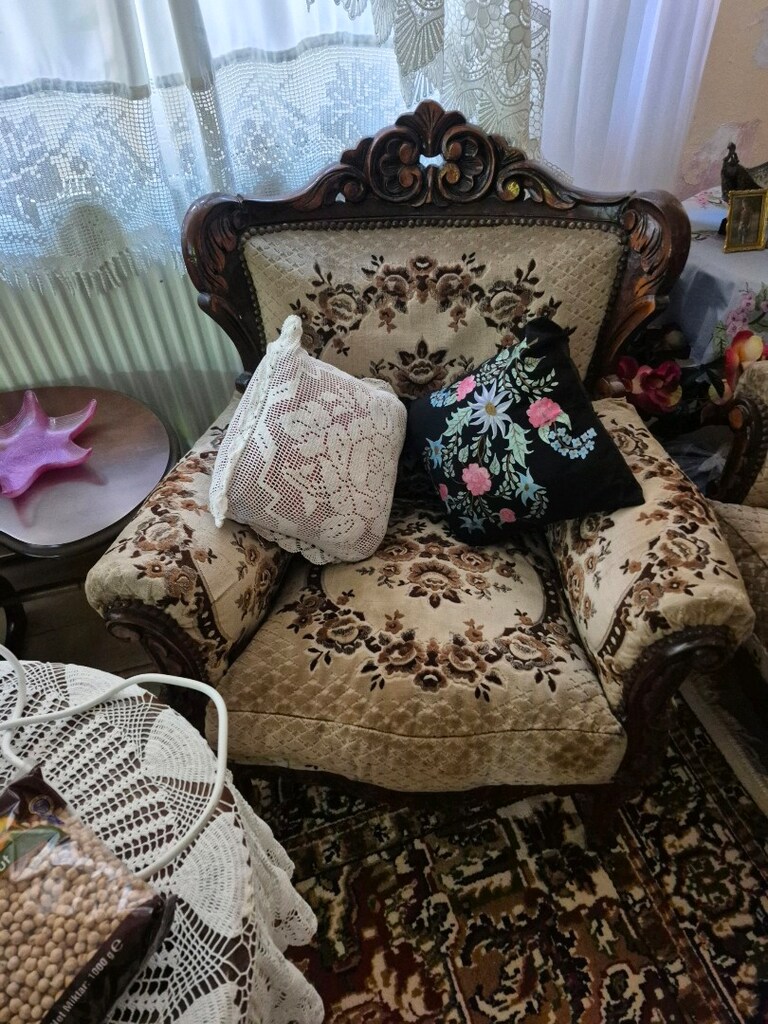 El oymalı nostalji koltuk takımı - 3