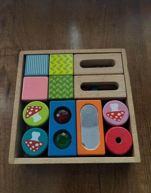 Ahşap yapboz sök tak bebek çocuk oyuncak