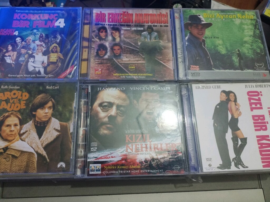 VCD KARIŞIK FİLM LOT - 6