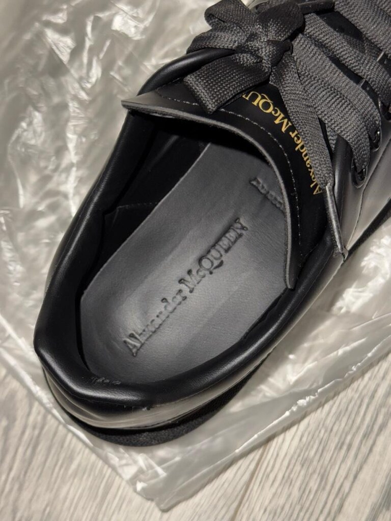 Siyah Deri Günlük Sneaker - 5