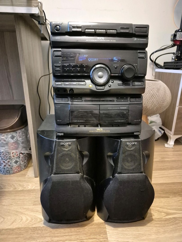 Sony RX70 HiFi Müzik Sistemi - Hoparlörlü ve Kumandalı
