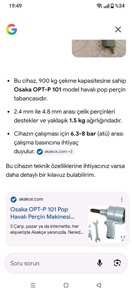 OSAKA POP HAVALI PERÇİN MAKİNASI - 8