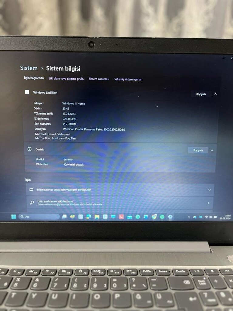 lenovo ıdeapad 3 ( intel İ5) - 15