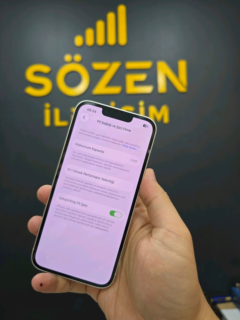 SÖZEN İLETİŞİM İPHONE 13 256GB PİL 89 6AY GARANTİLİ - 6