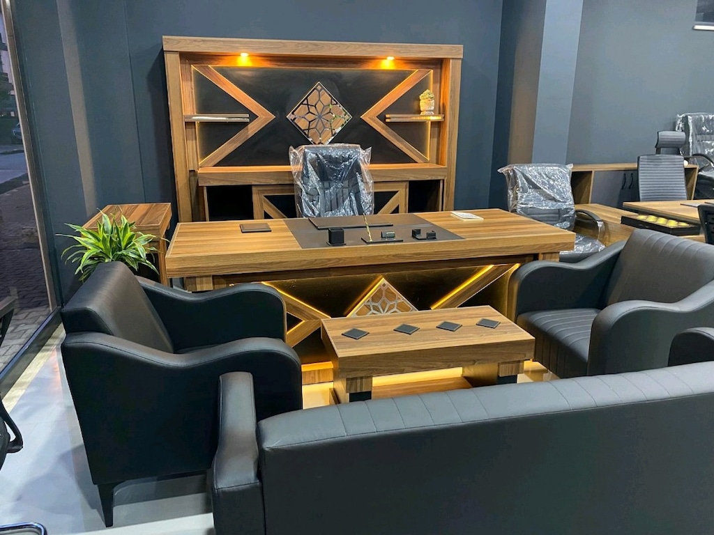 Ofis Mobilyası Makam Odası Büro Takımı - 10